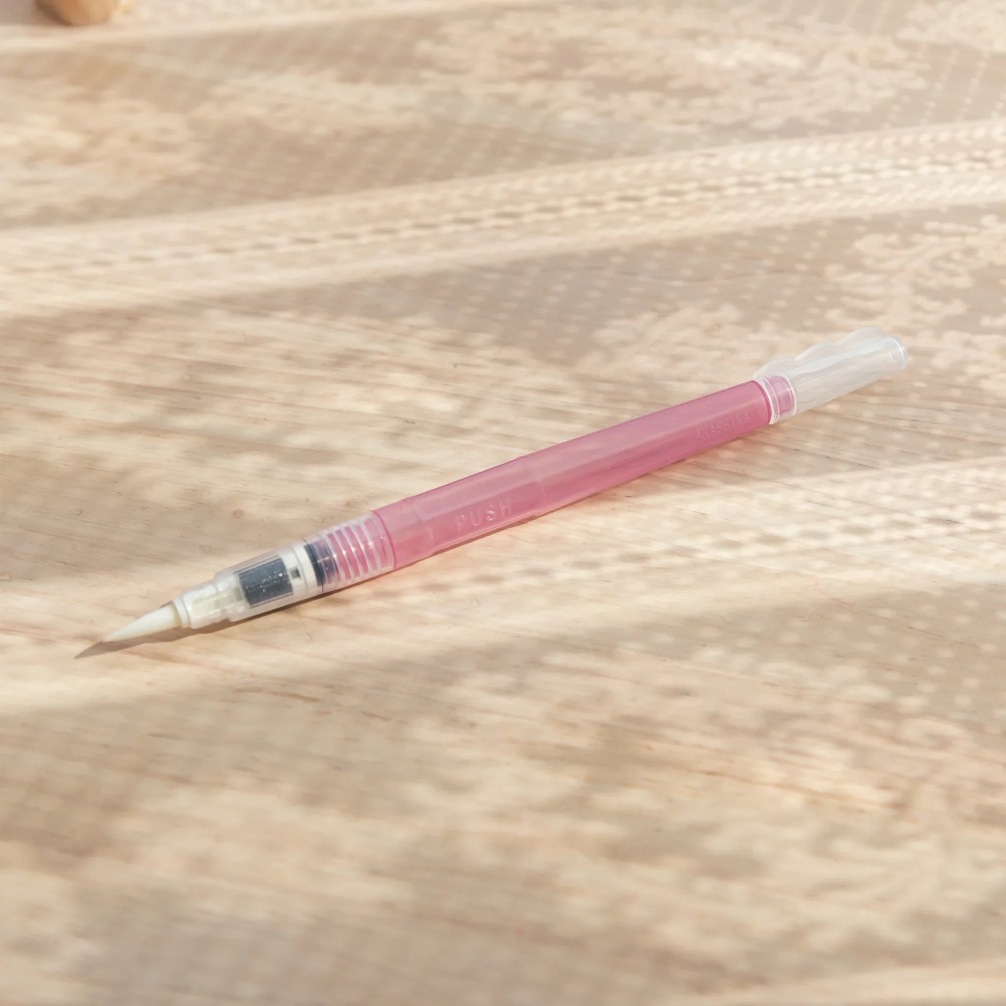 Japanese water brush pen by Akashiya Sai ideal for traditional sumi-e painting and watercolor with traditional Japanese