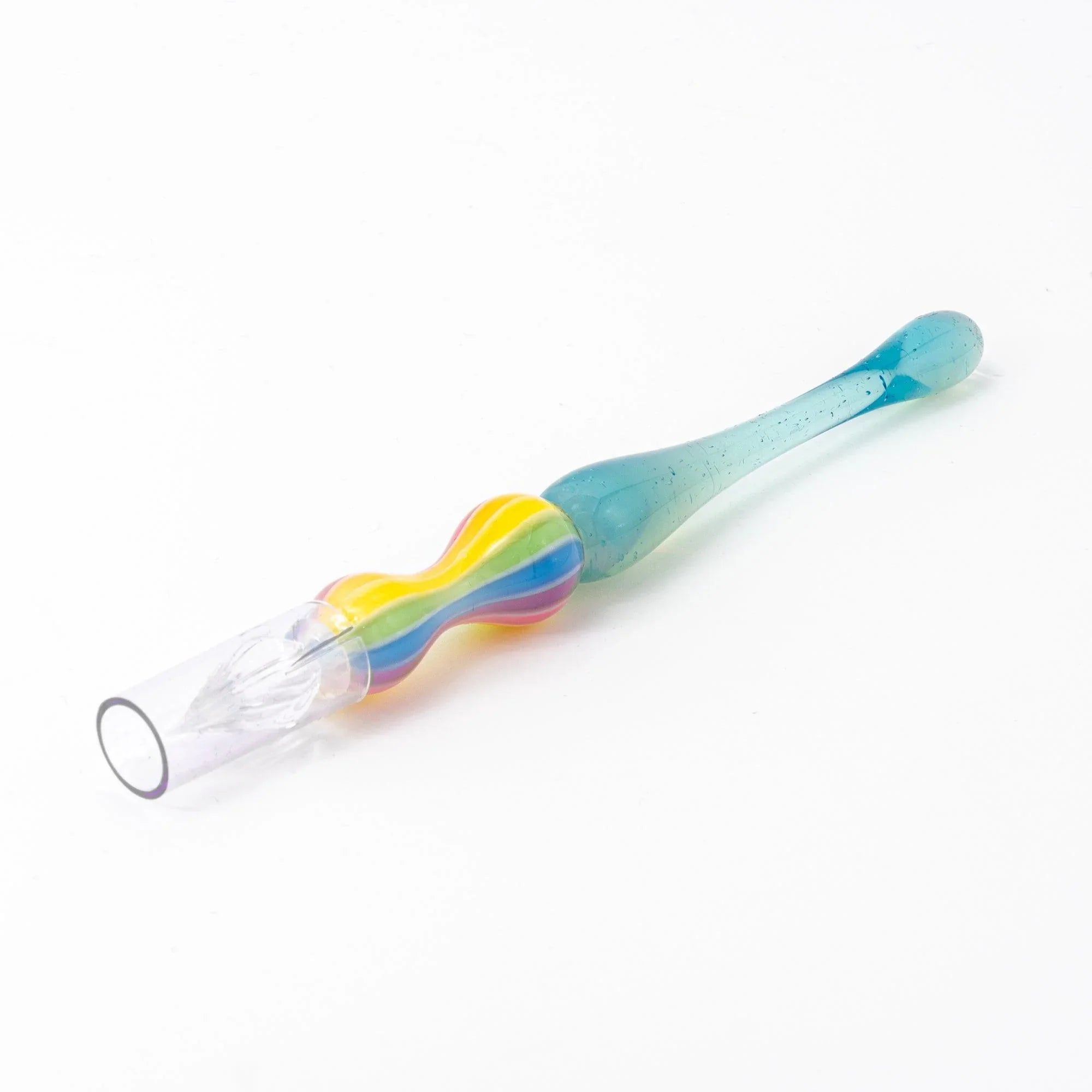 Dreamy Rainbow Balloon glass dip pen Marin ready for calligraphy lettering and decorative illustration work