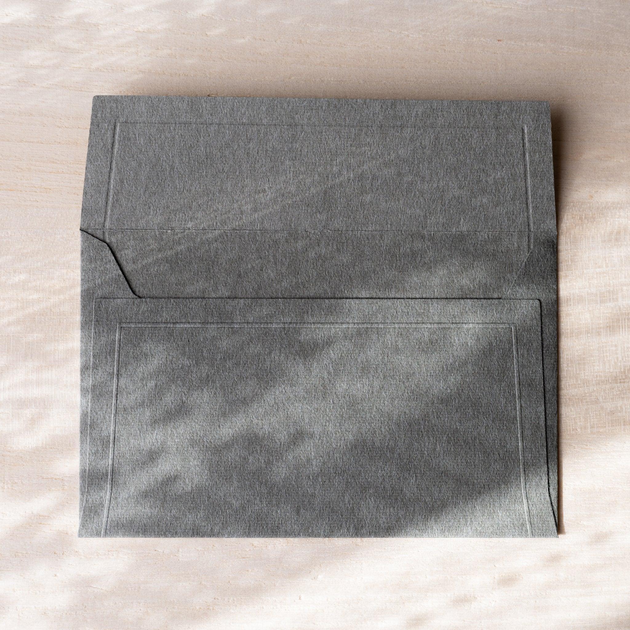 Dressco embossed envelope set, multicolor, arranged view showing paper texture
