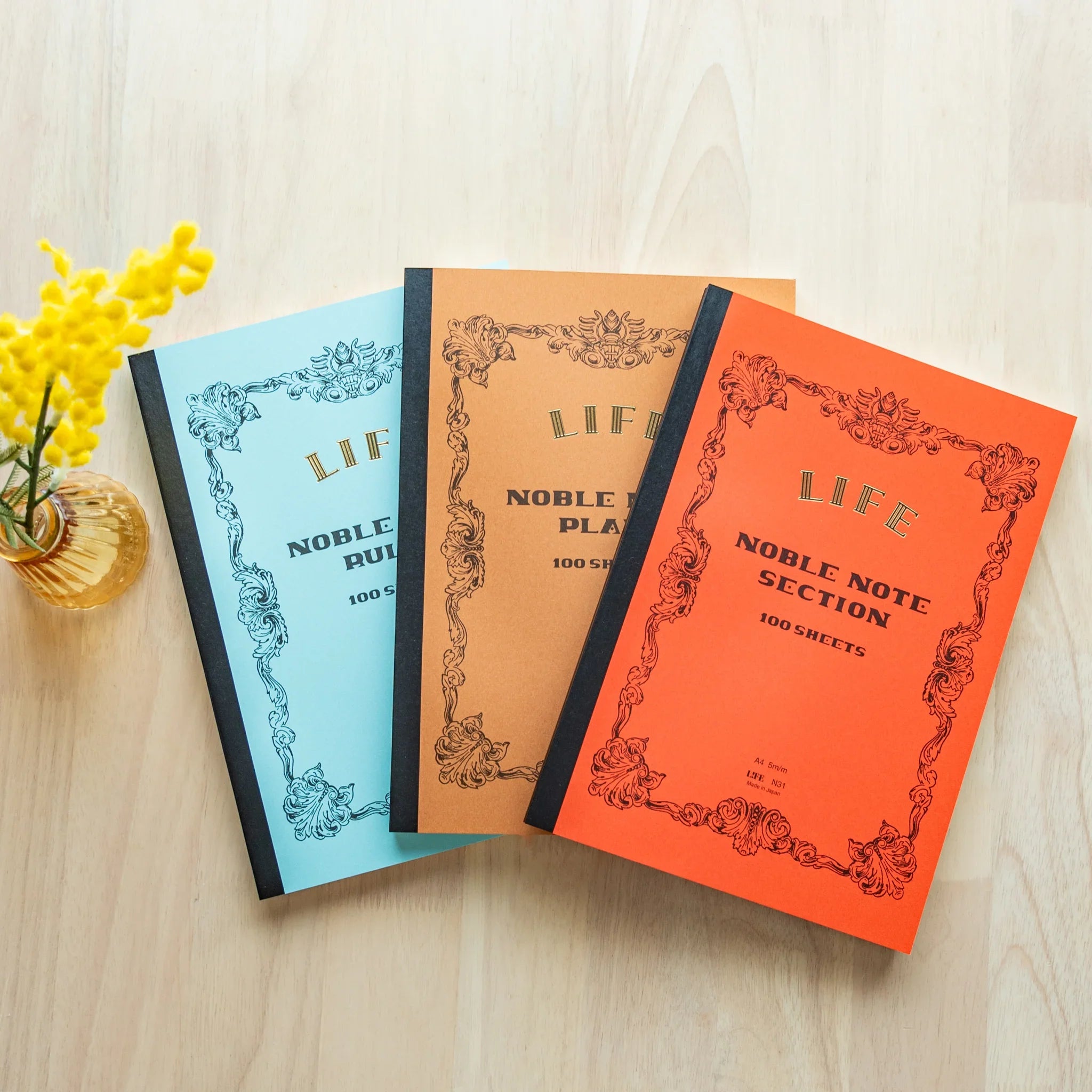 LIFE Noble notebook with refined binding and quality paper for writing and notes with quality binding and paper