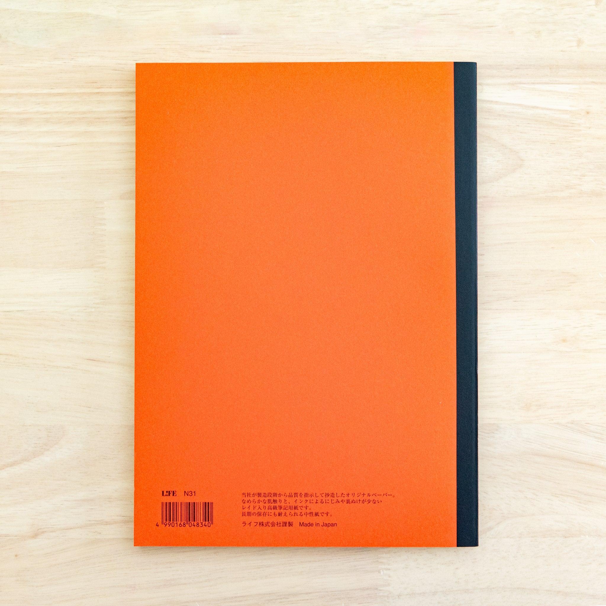 LIFE Noble notebook quality design with refined binding and smooth pages with traditional Japanese craftsmanship
