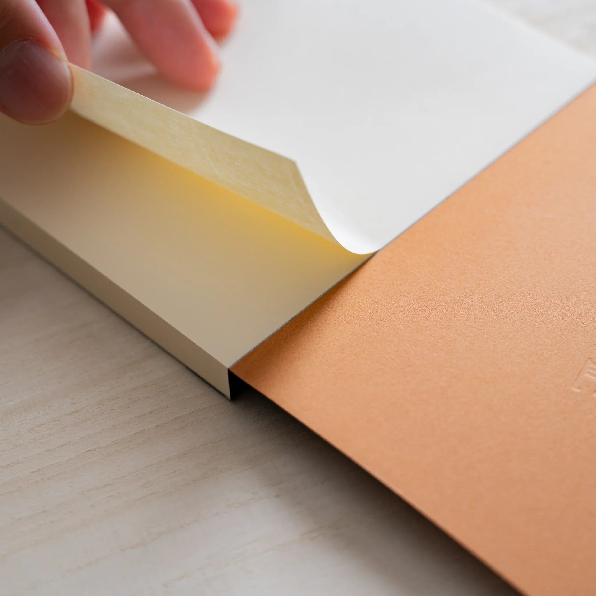 Life Noble B6 stationery pad, flat lay displaying decorative cover design and color options