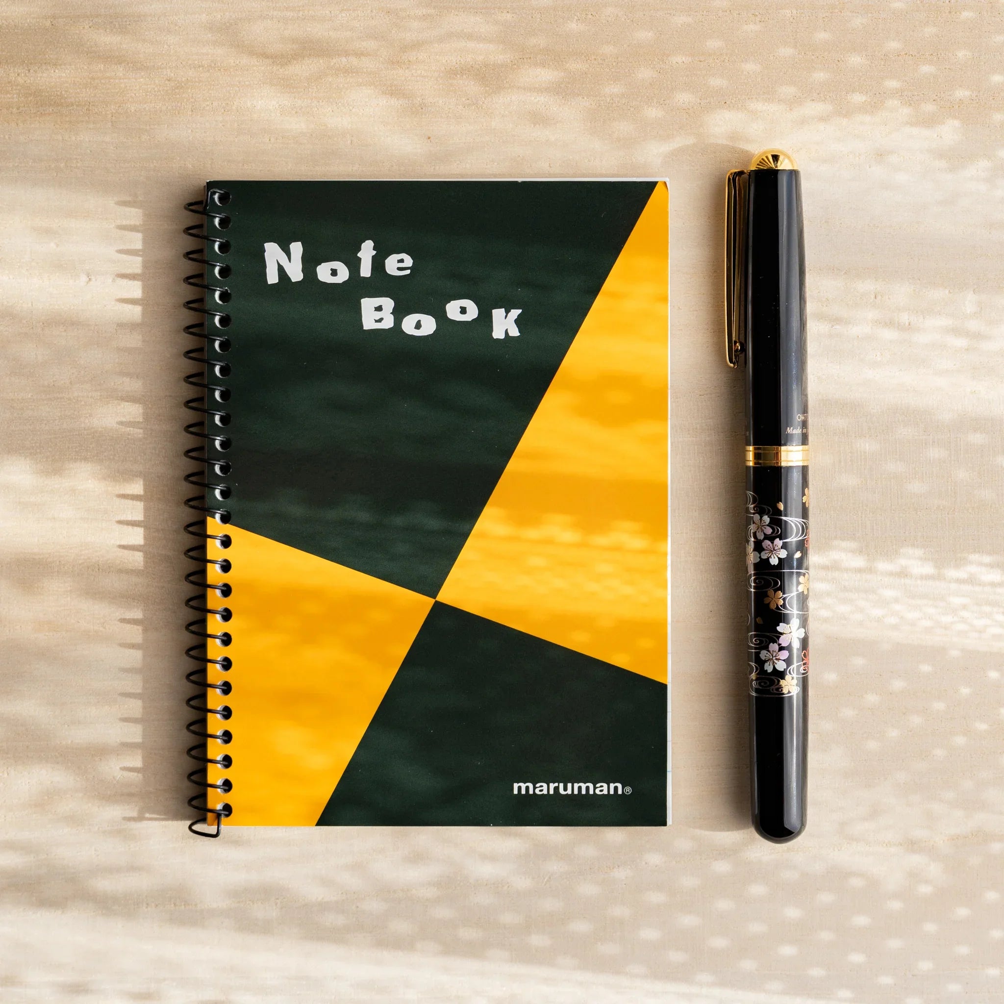Maruman Zuan ring bound notebook A6 size with quality paper and metal ring binding