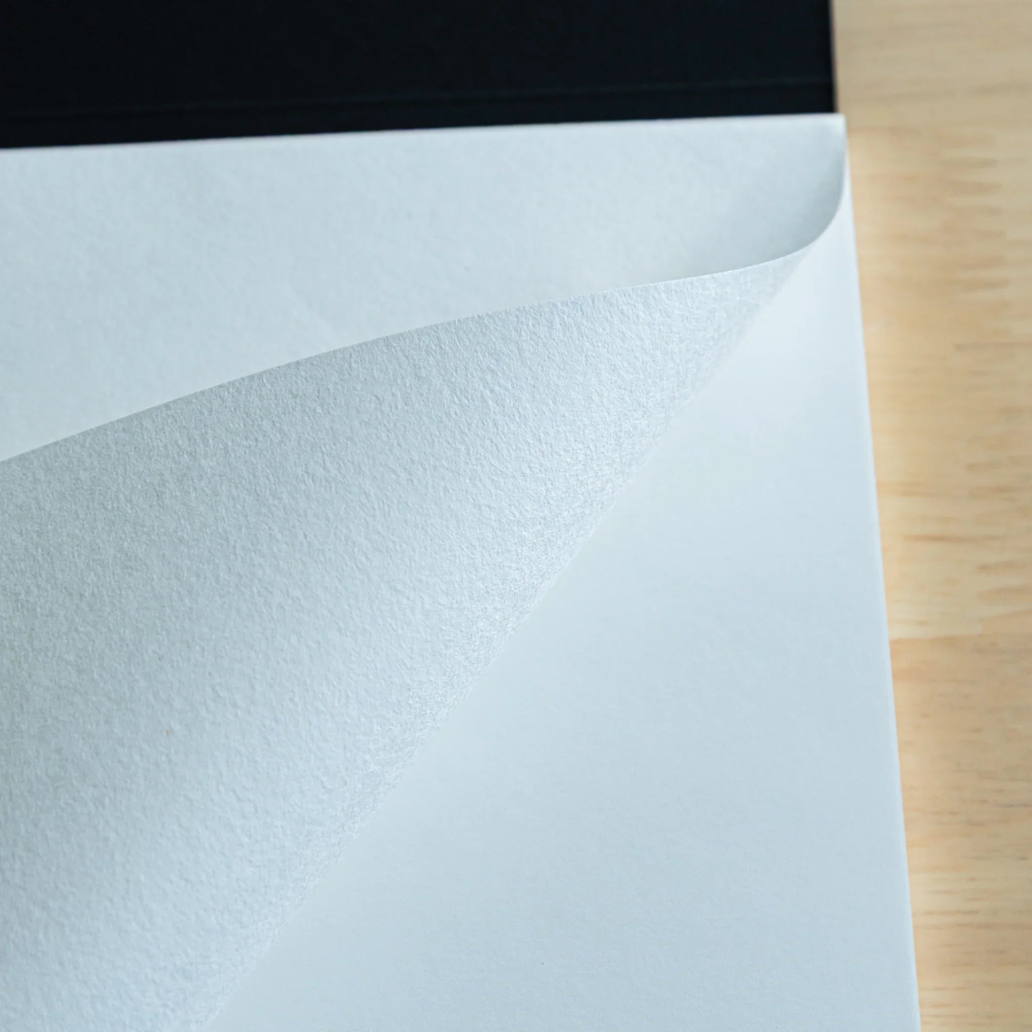 Sanzen Tomoe River Japanese writing pad interior detail showing page variety and paper quality for fountain pen writing