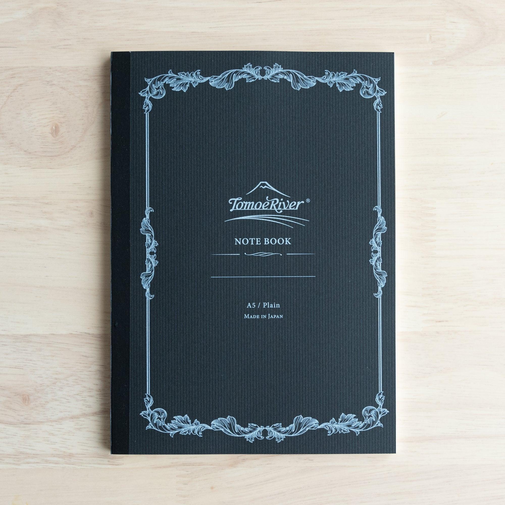 Sanzen 160-page soft cover A5 journal, back view showing flexible protective binding construction detail