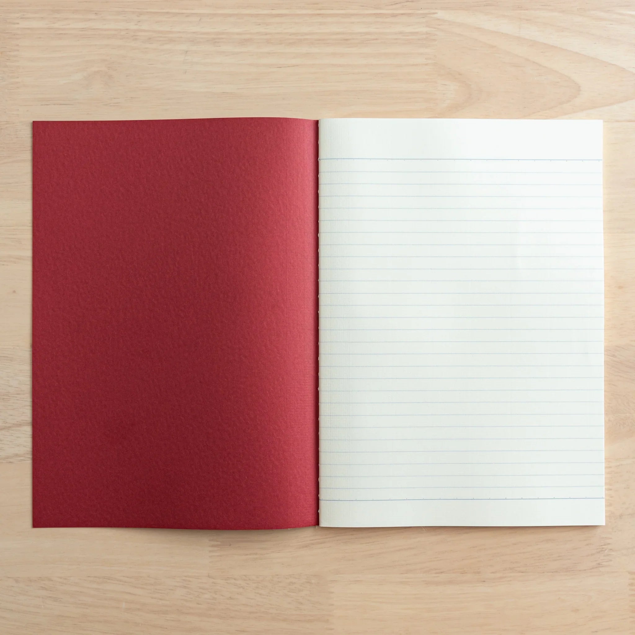 Tsubame Fools Cream Notebook flat composition showing full cover face with clean minimalist Japanese design