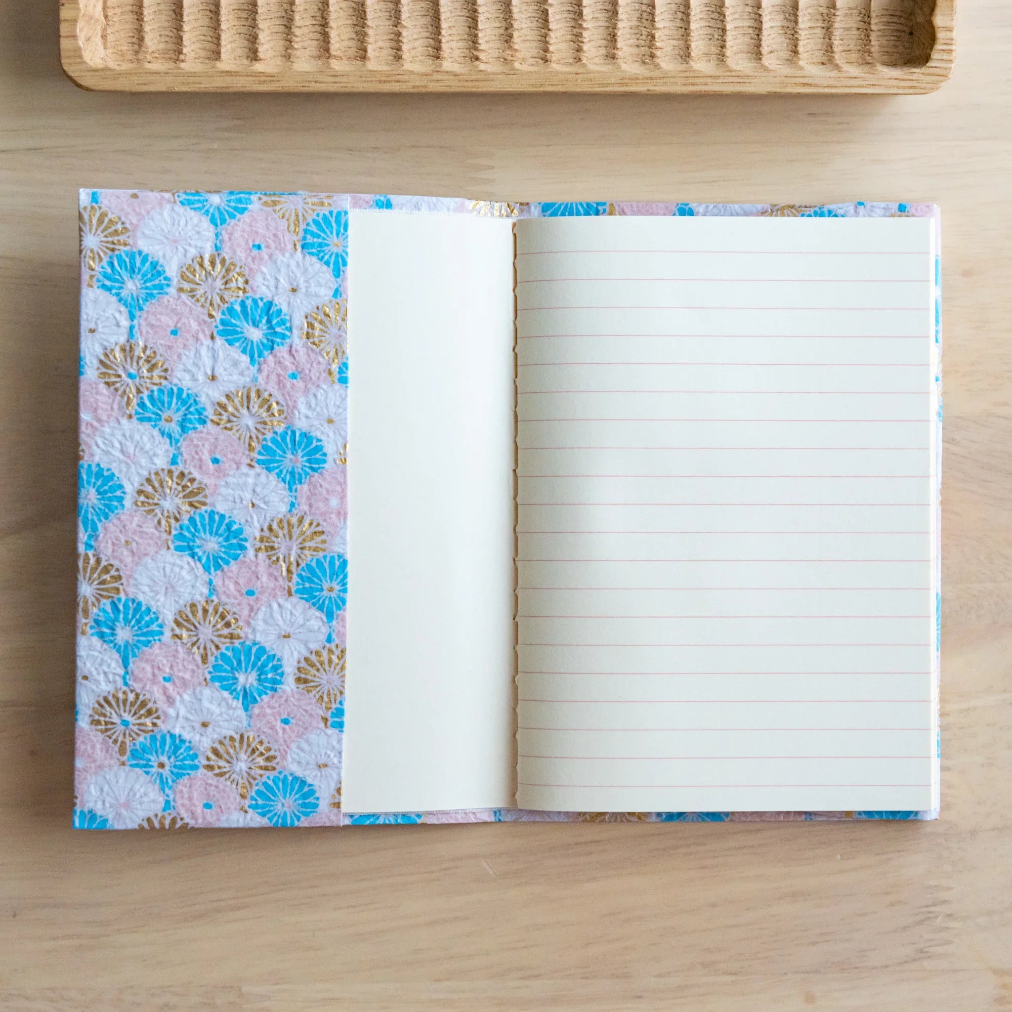 Sky Blossom Pastel Chrysanthemum Hand-Dy, variant 4: side profile showing depth and shape with full visual clarity