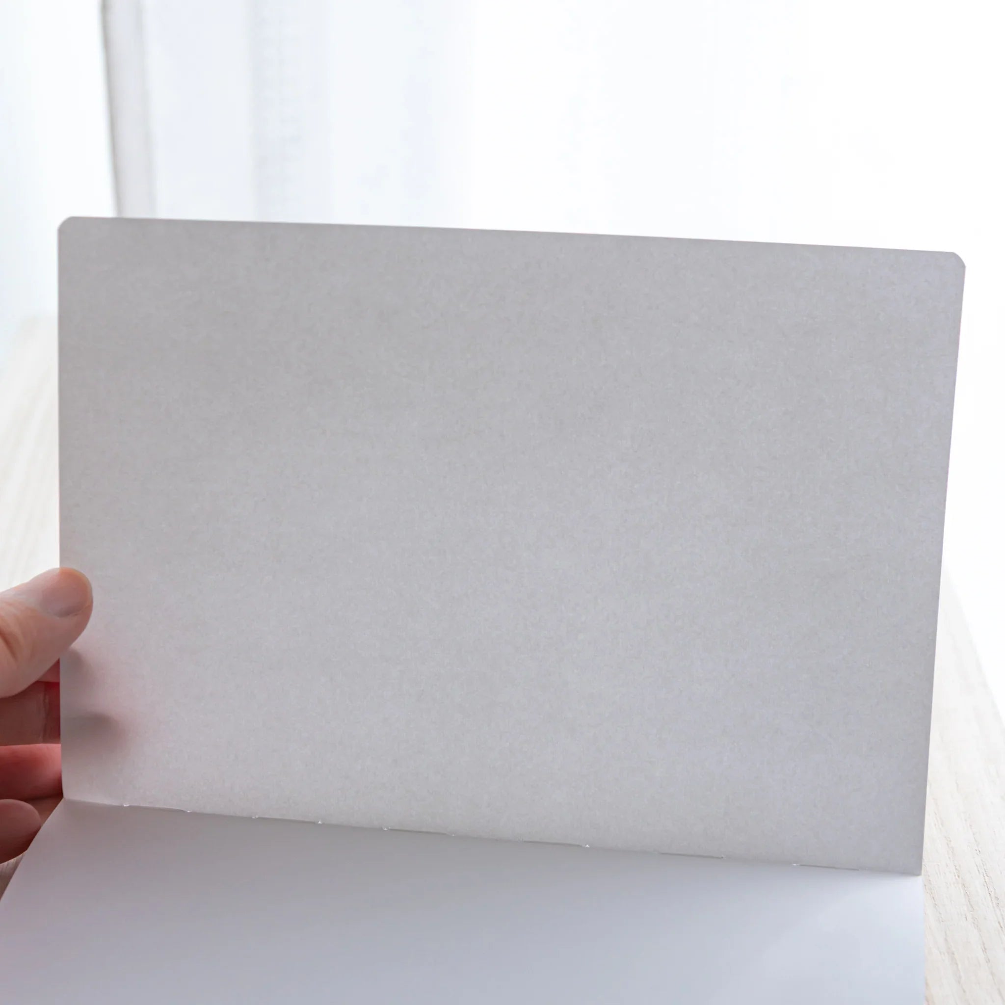 Back cover of CANOPUS notebook showing size specifications and additional details showing product quality and design details