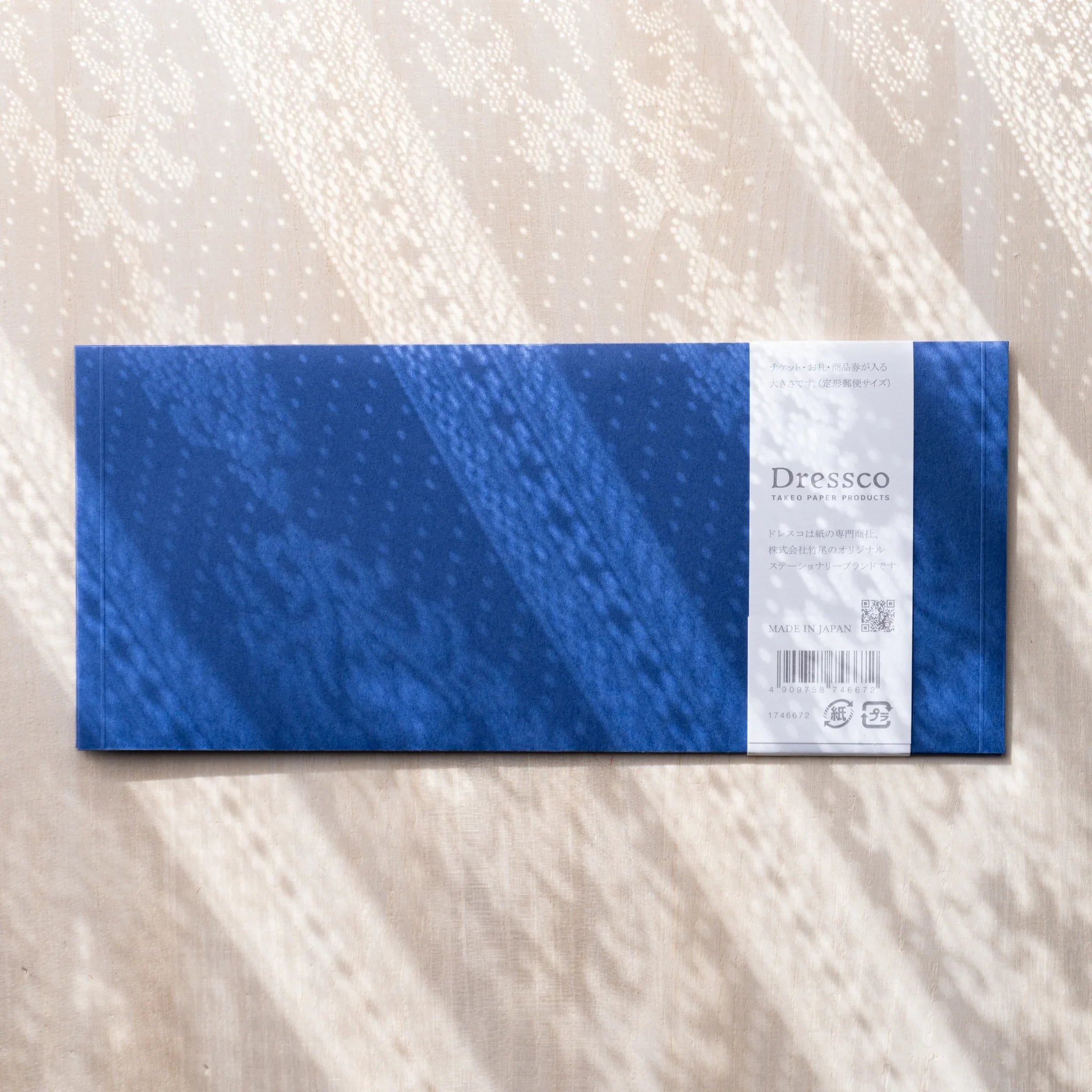 Dressco ivory medium embossed envelope image eighty-three, left angled side view, with embossed finish, set of three