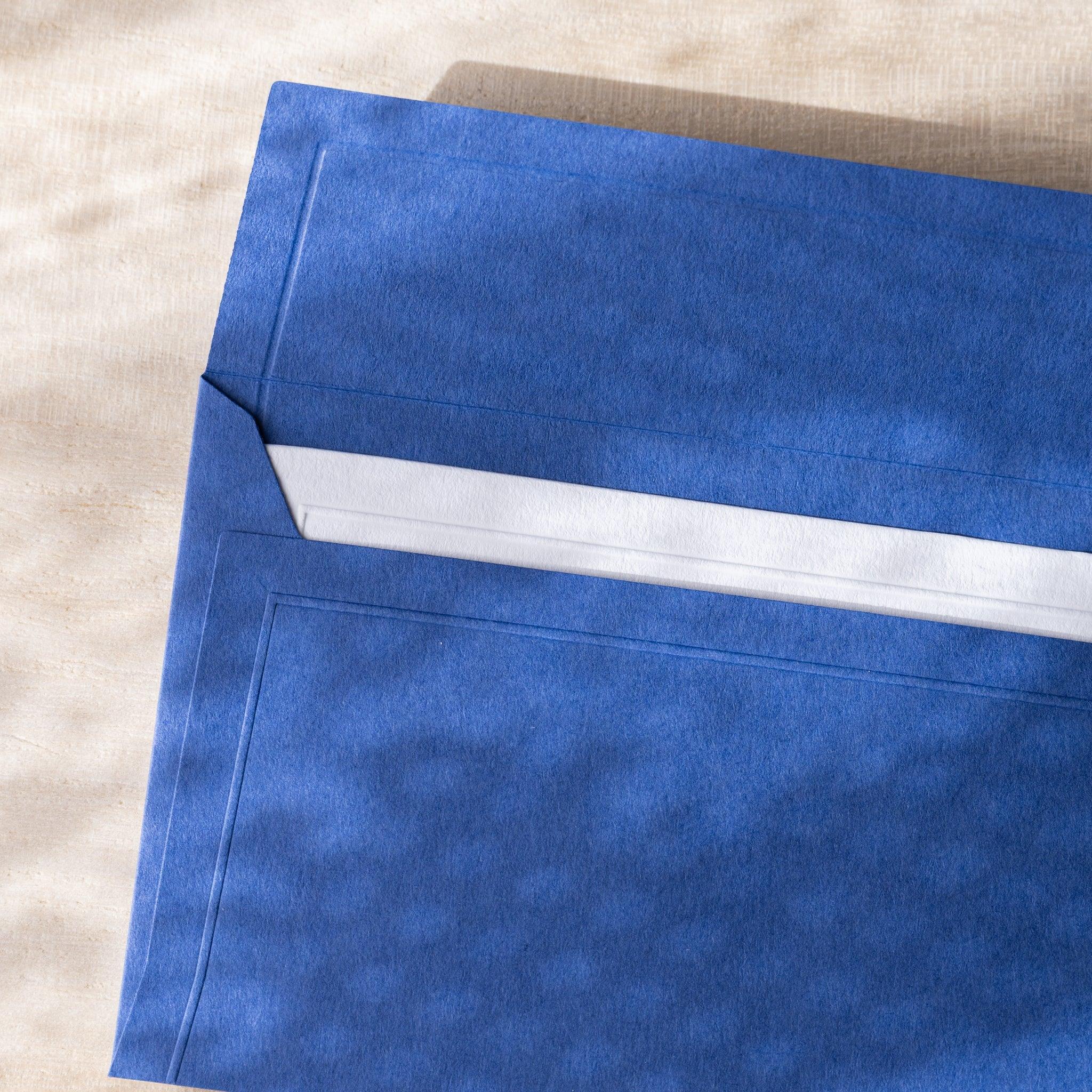 Dressco embossed collection, pastel tone, product view showing envelope design                                