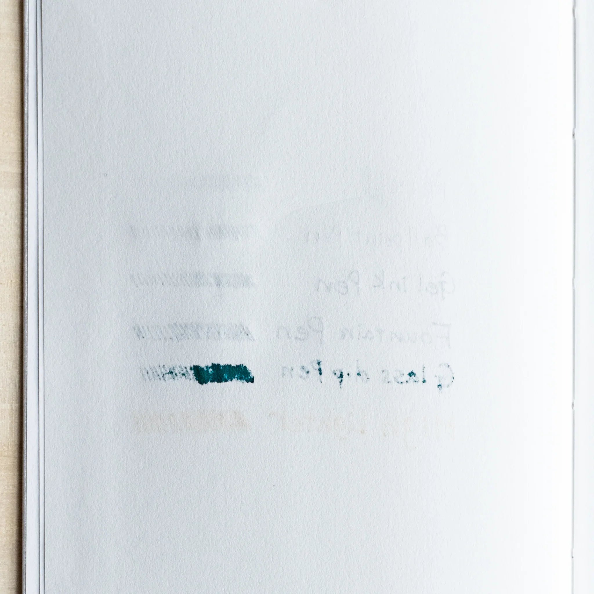 Dressco Spica Laid Bond Paper B6 notebook second variant in side profile showing spine depth and full page thickness
