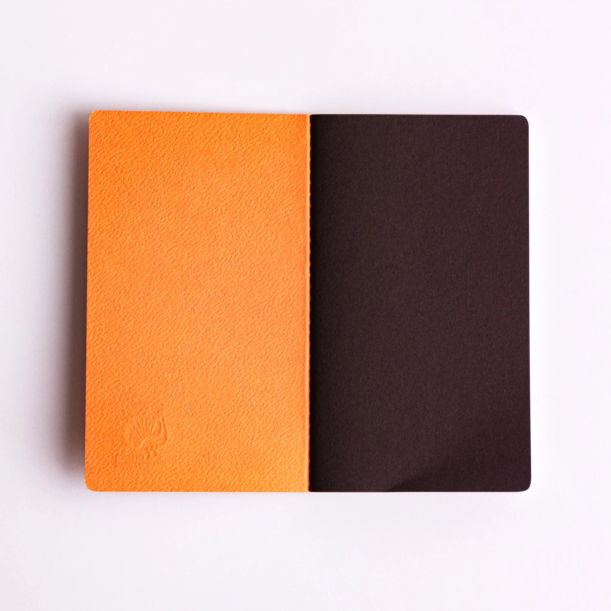 Dressco notebook collection with case, four with Alezan case with arranged display highlighting binding quality