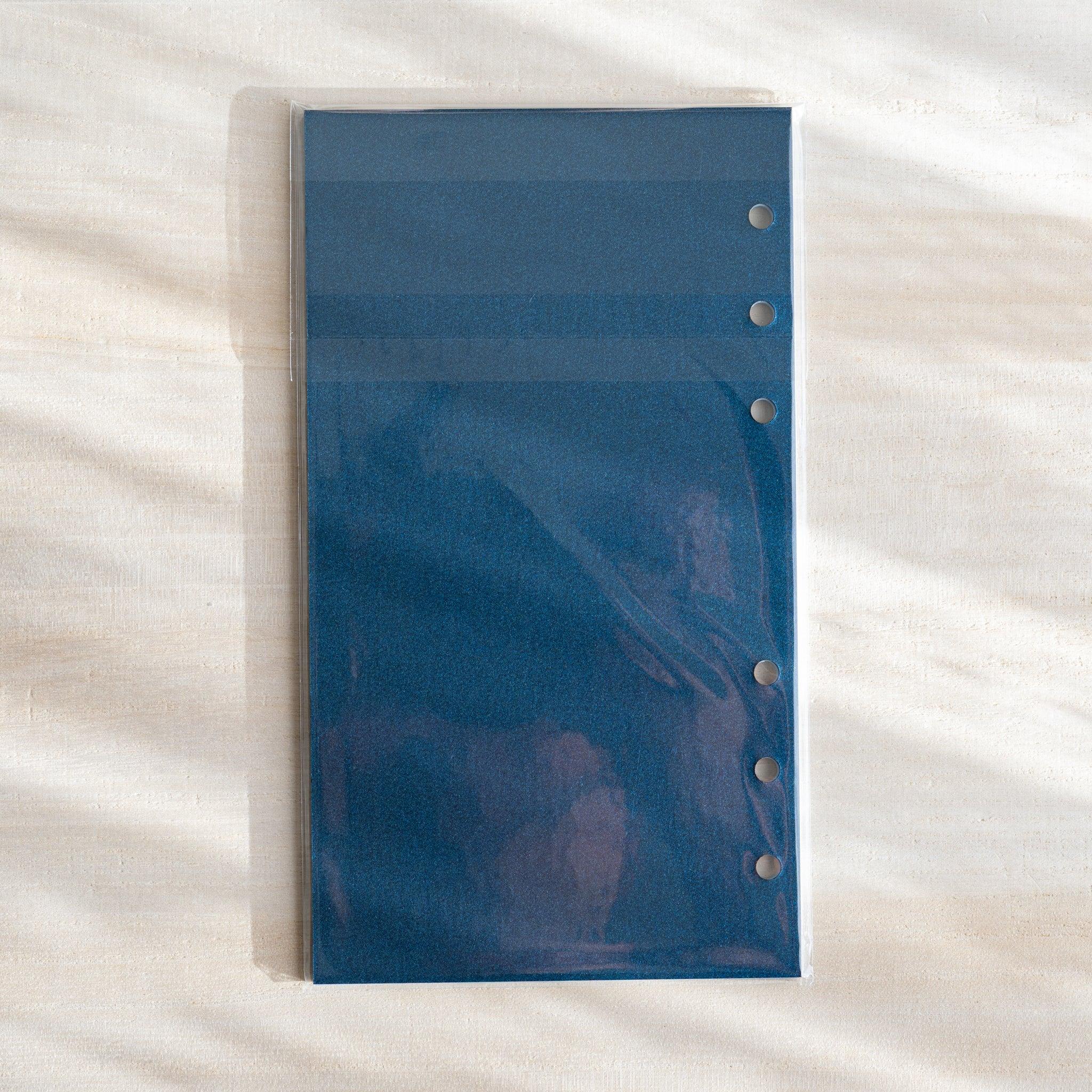 Kate Joe Onion Skin planner refill Bible pale blue displaying pages with quality                              