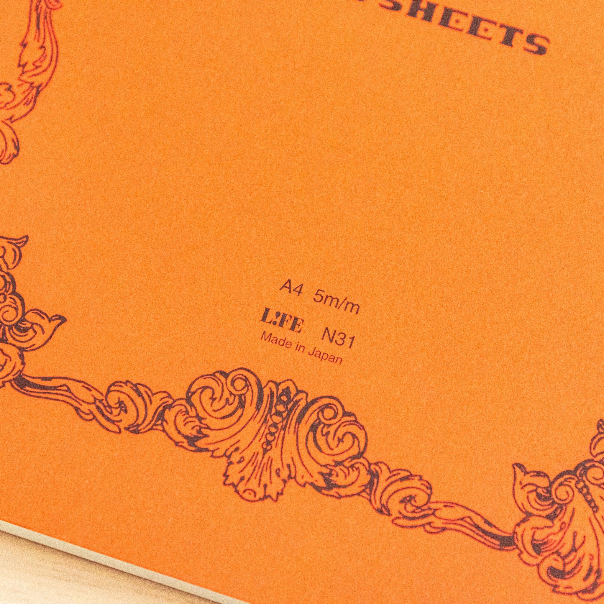 LIFE Noble notebook with refined design binding and quality writing paper with traditional Japanese craftsmanship