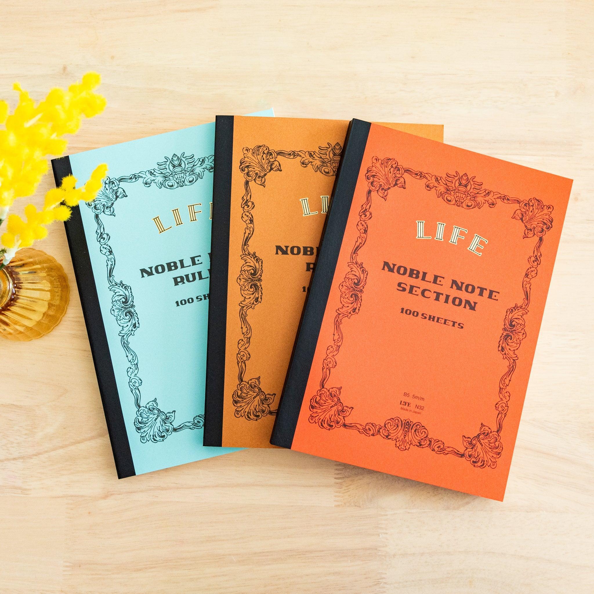 quality LIFE notebook noble design with refined binding and writing paper with traditional Japanese craftsmanship