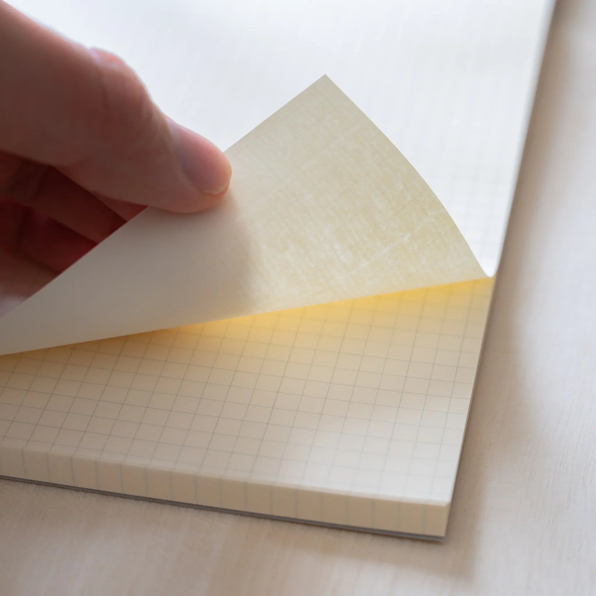 Life Noble A5 notepad, product shot cover art and paper quality                                               