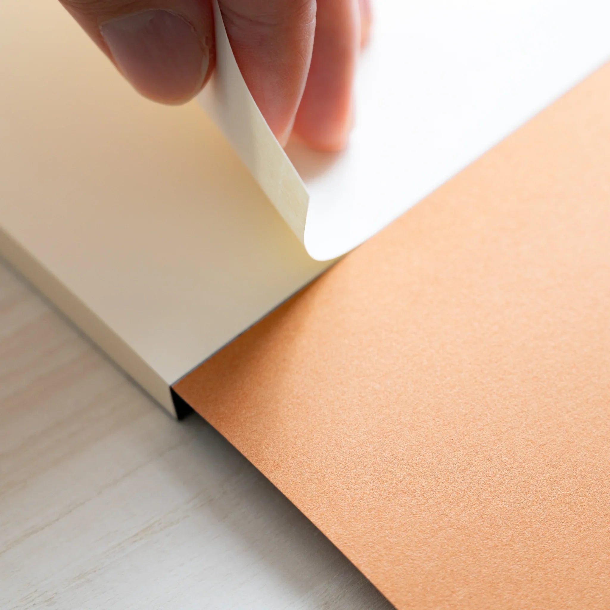 Life Noble A5 memo pad, flat lay displaying decorative cover design highlighting color options                
