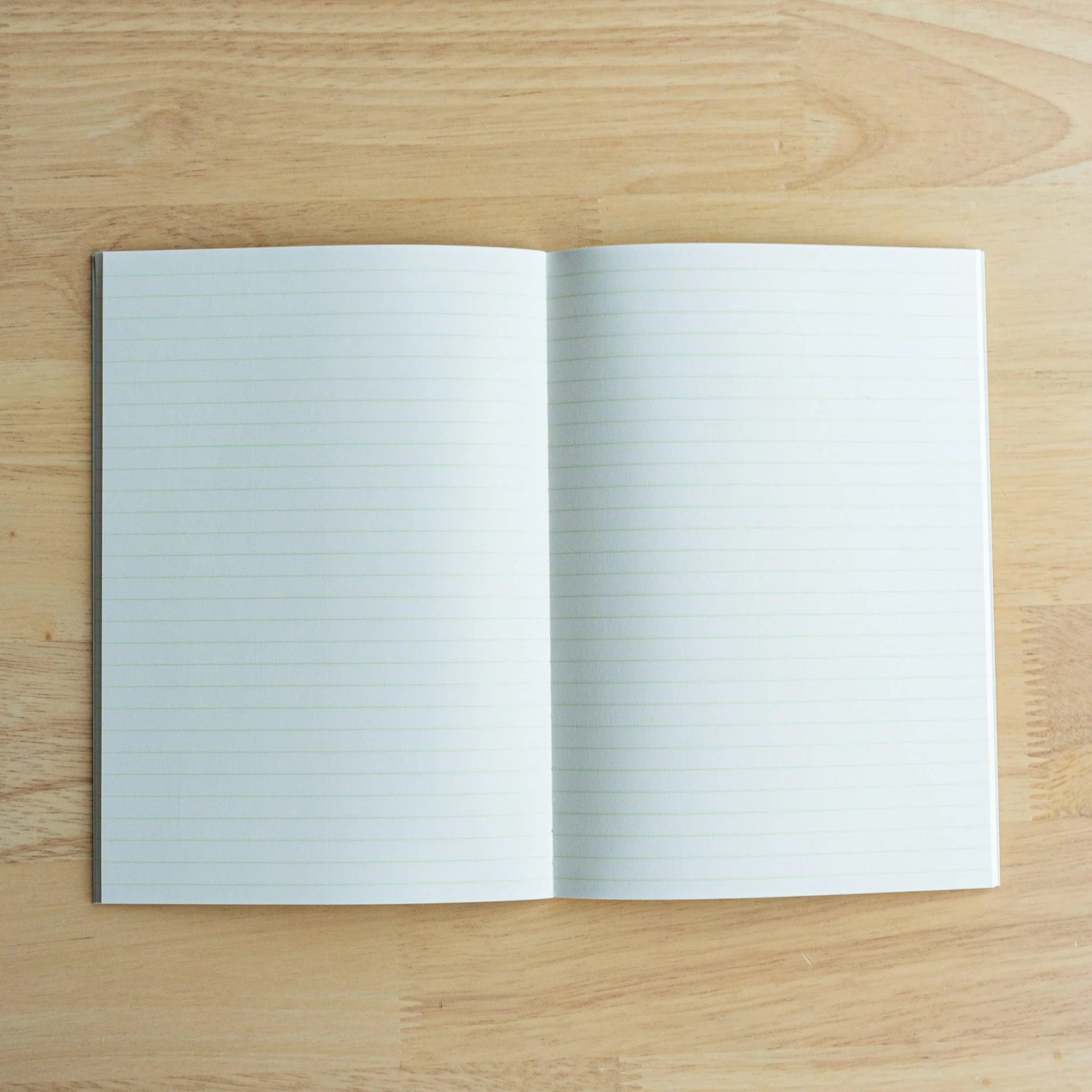 LIFE Pistachio A5 notebook with quality paper, close-up detail of cover finish showing embossed LIFE branding