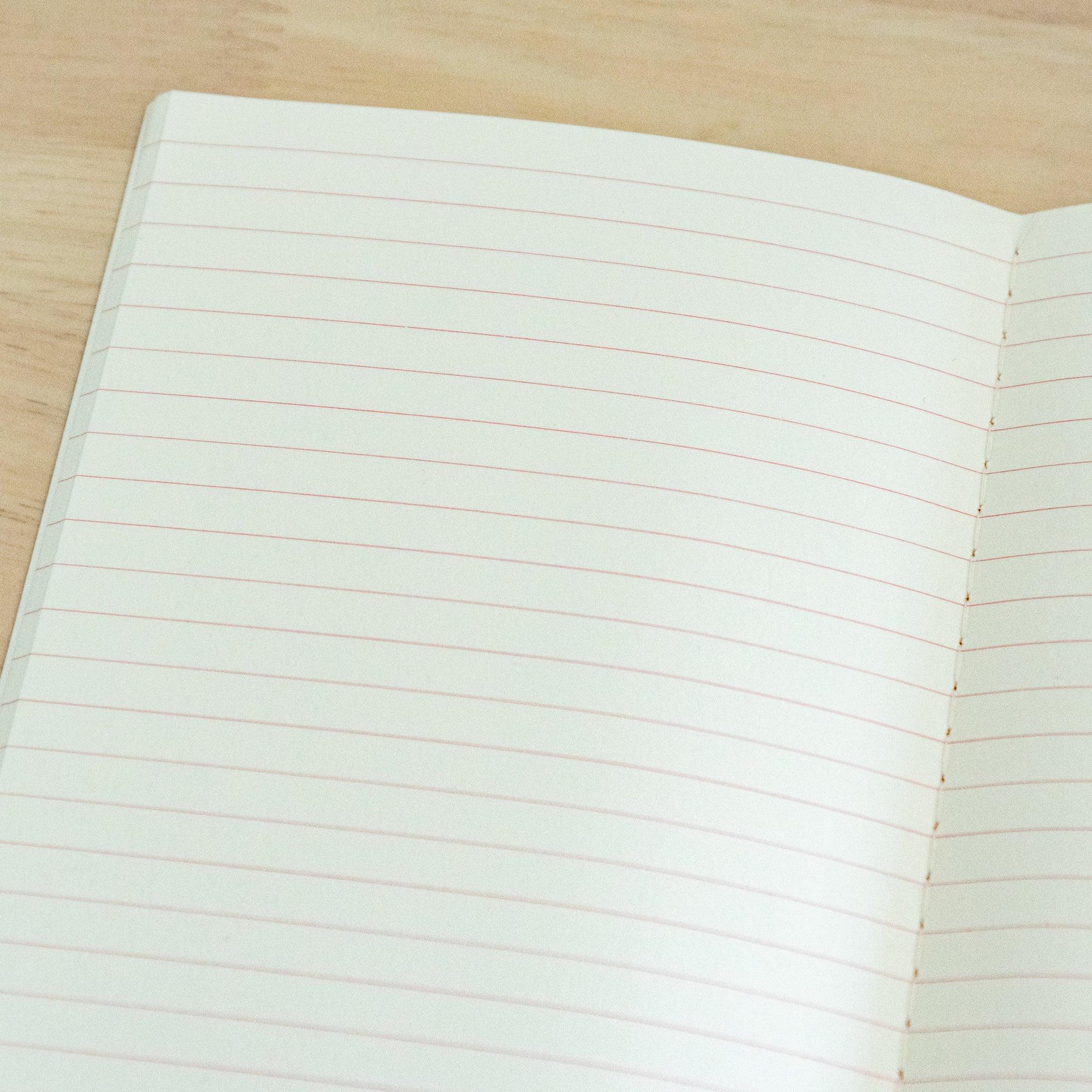 Vermilion quality LIFE notebook bold traditional red and quality binding paper pages with traditional Japanese craftsmanship