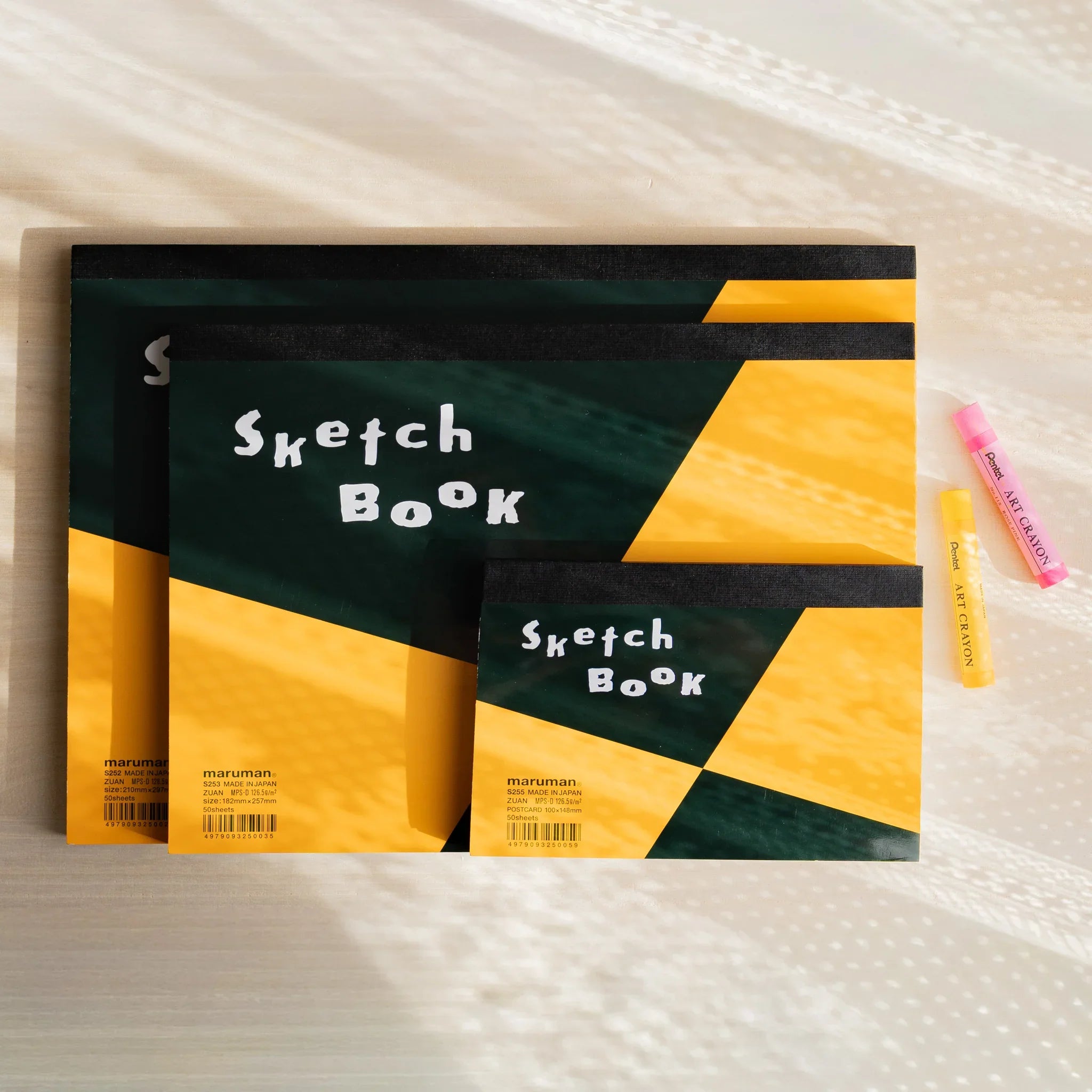 Maruman Zuan sketch pad, front cover view showing cover design, Japanese stationery item with quality construction and