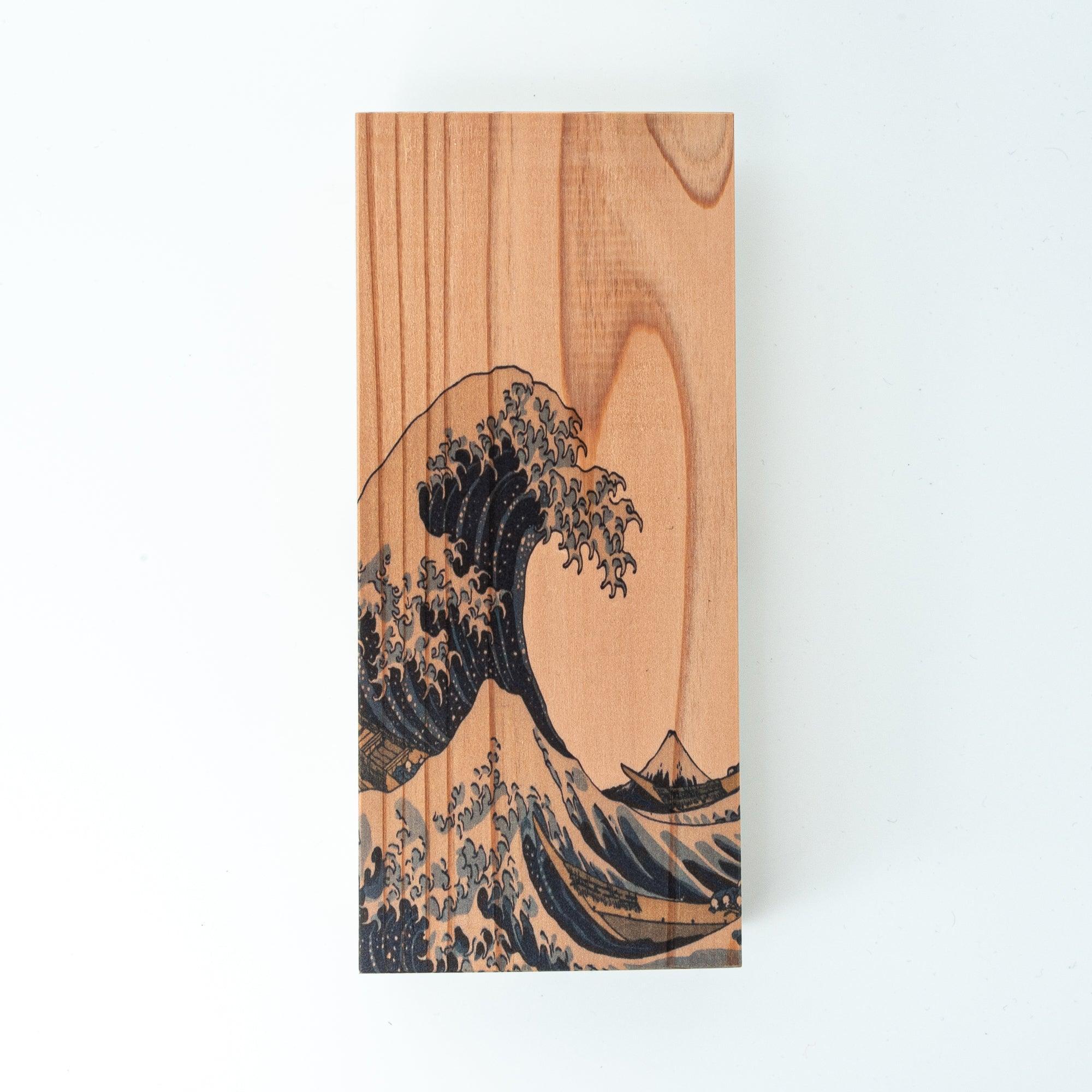 Moonlit Sakura Mino washi fountain pen in gift box with hand-made traditional Mino paper wrapping design nib