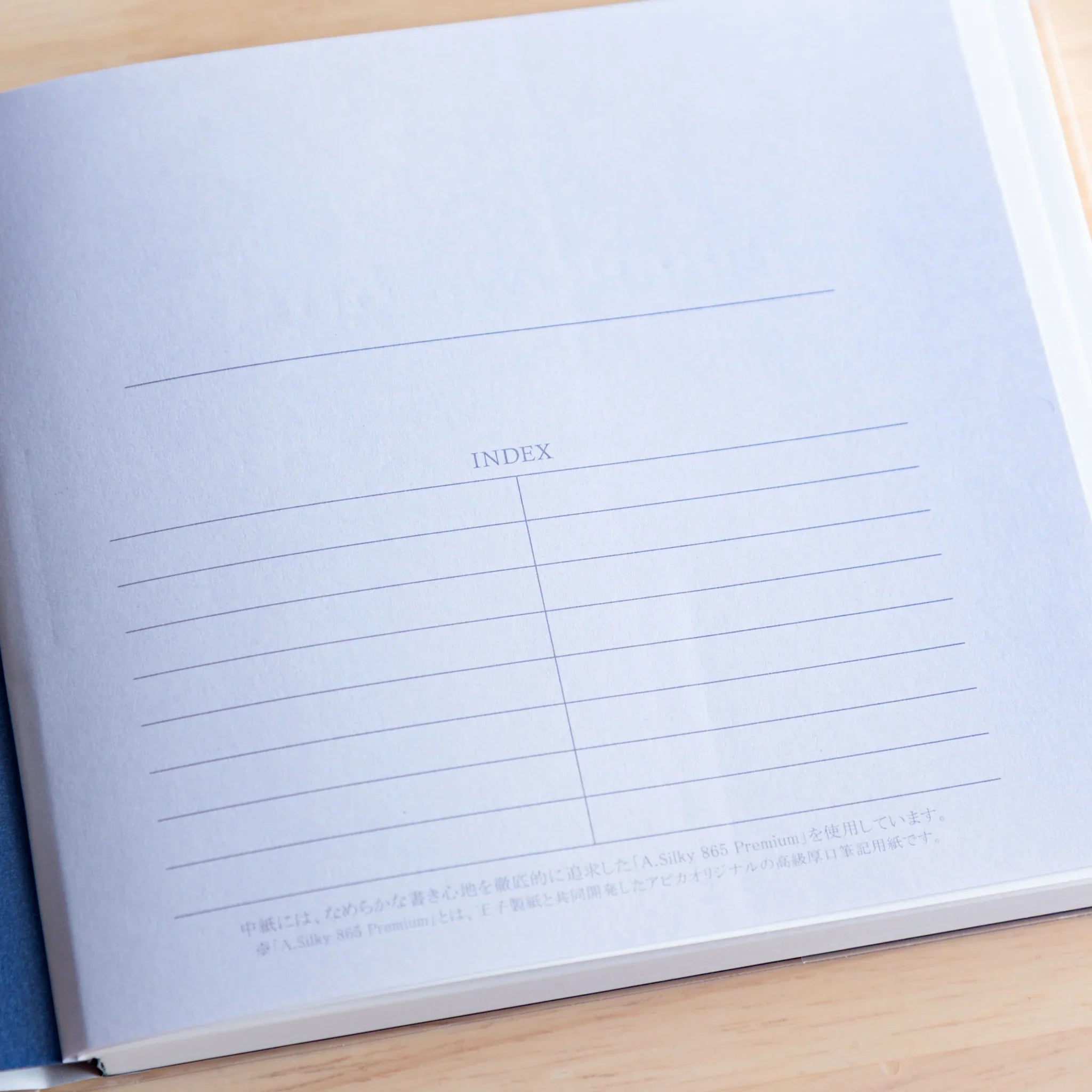 Apica Premium CD Fountain Pen Notebook Silky ruled grid pattern interior page Japanese made Japanese made
