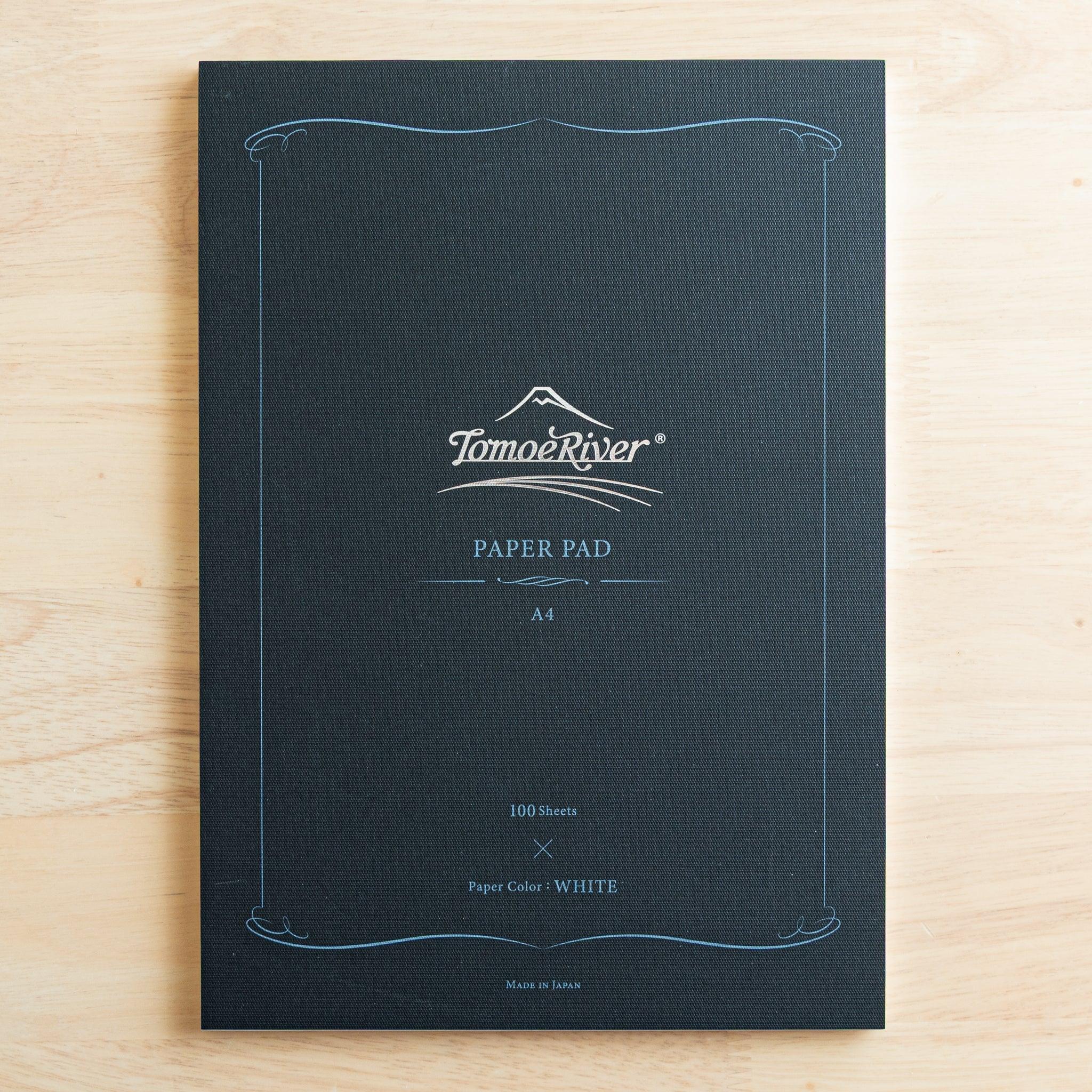 Tomoe River FP writing pad pages showing smooth 68gsm fountain pen friendly paper for quality, Japanese paper