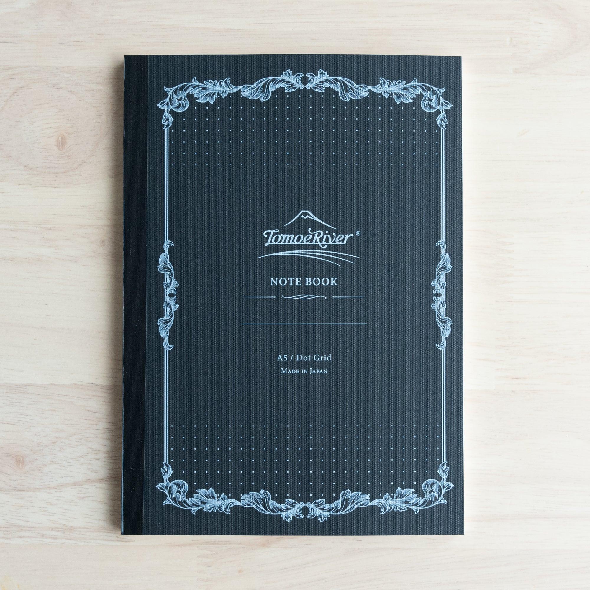Tomoe River FP soft cover A5 160-page journal, spine showing paper quality and traditional Japanese construction