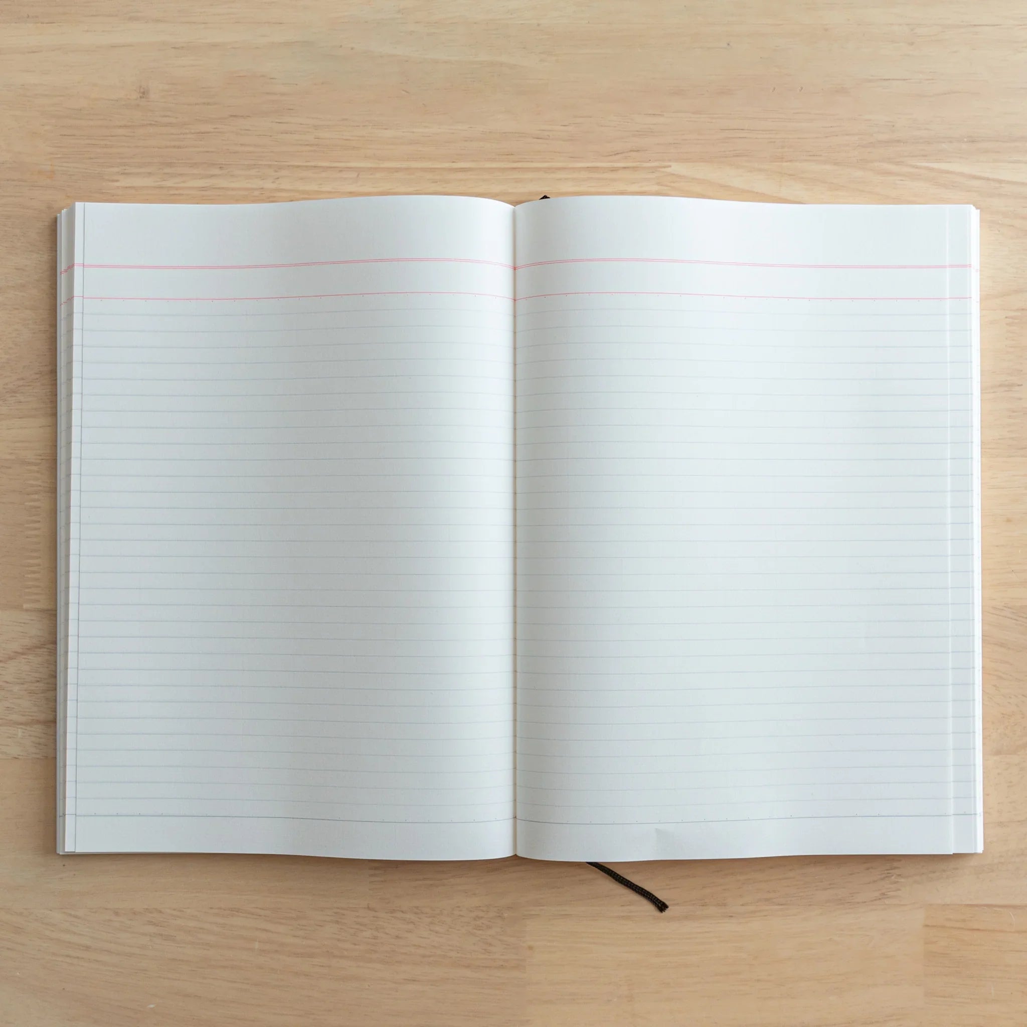 Tsubame Fools Premium Thick Notebook 200 lined sheets page stack showing bulk weight dimension Japanese