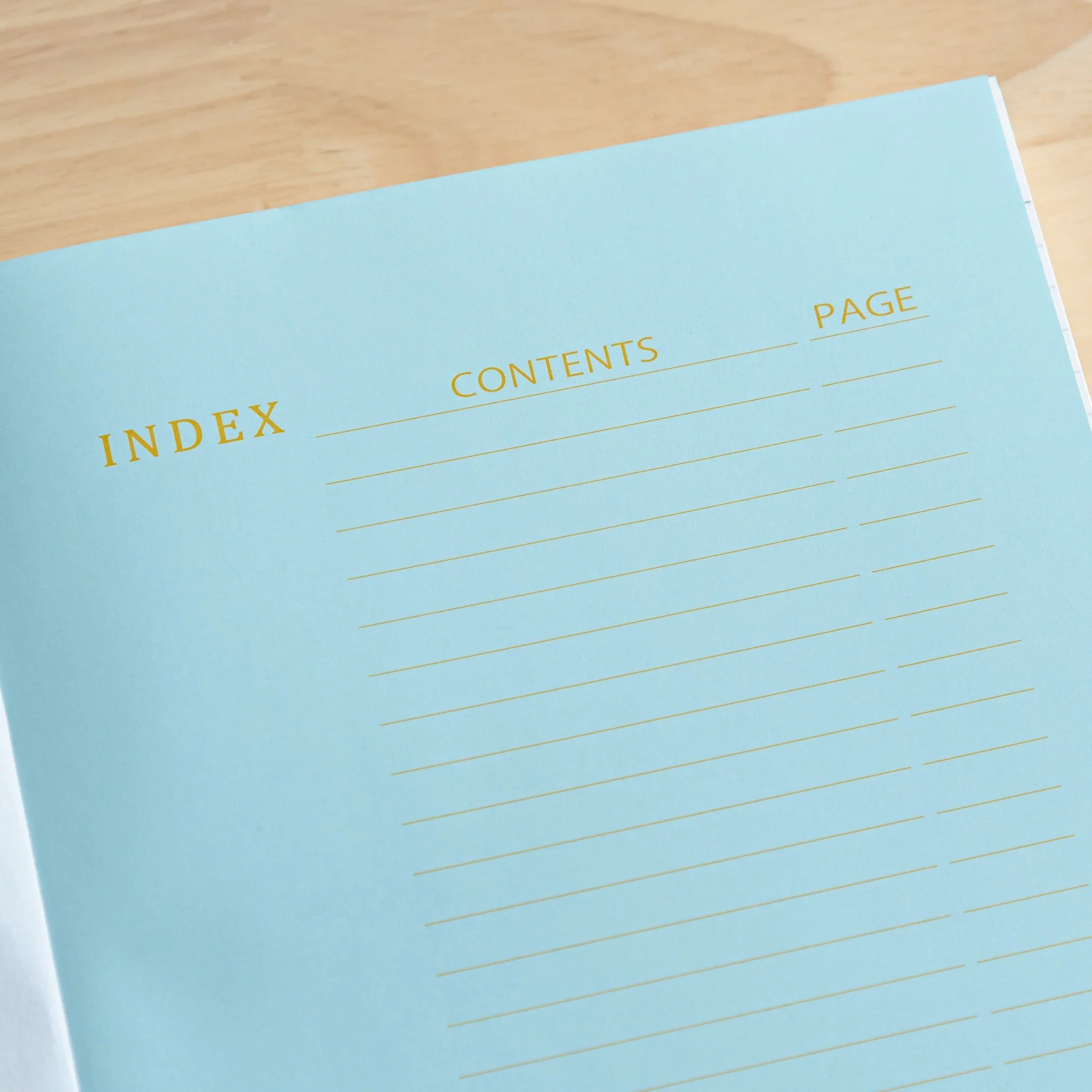 Tsubame Fools Premium Thick Notebook angle view demonstrating premium thick paper weight quality Japanese