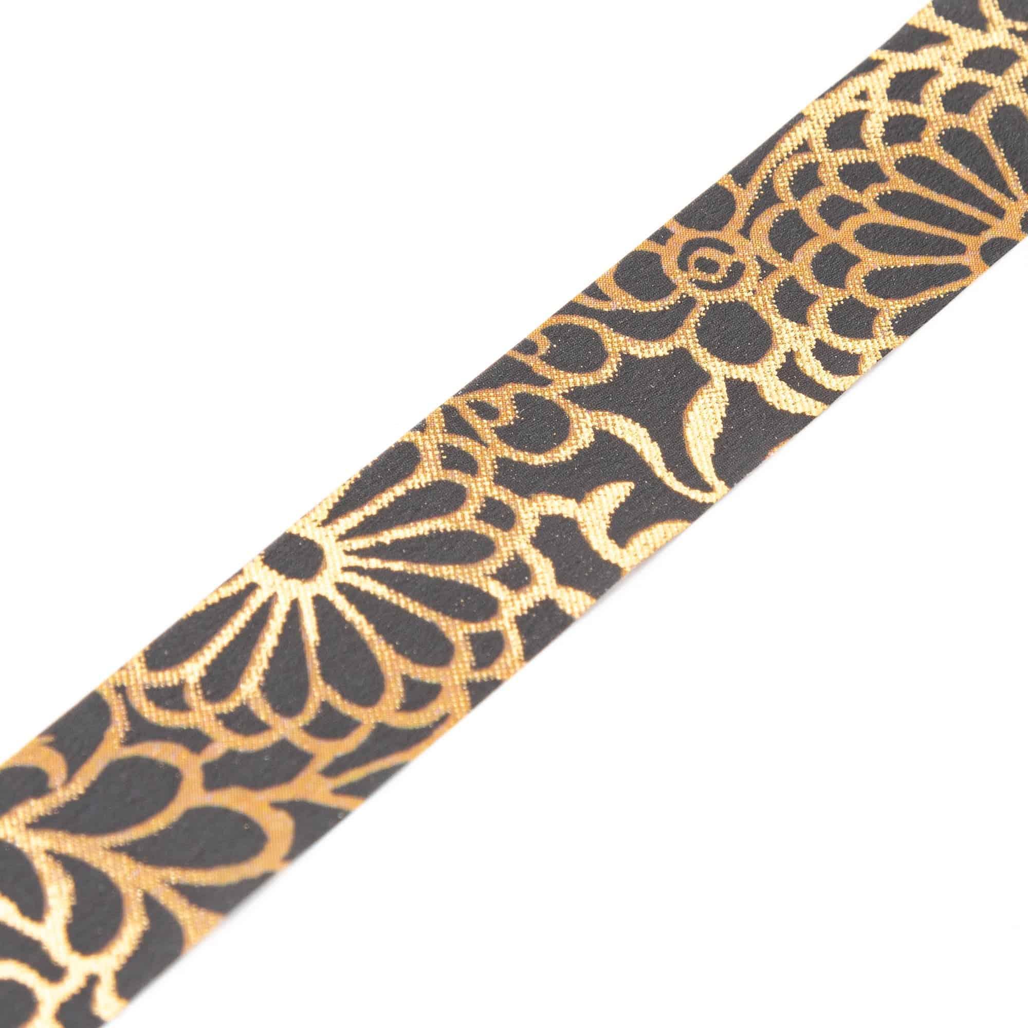 Kimono Beauty Chrysanthemum Festival iyo washi tape featuring traditional Japanese flower motifs with gold and white details